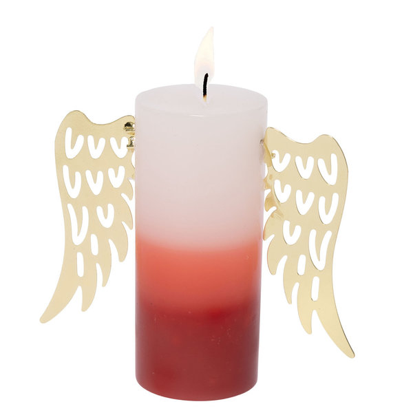 Kerze mit Flügeln